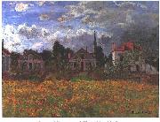 Claude Monet Maisons d'Argenteuil Sweden oil painting artist